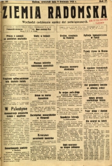 Ziemia Radomska, 1931, R. 4, nr 80