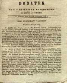 Dziennik Urzędowy Gubernii Radomskiej, 1846, nr 47, dod.