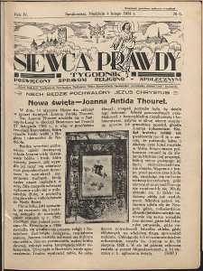 Siewca Prawdy, 1934, R.4, nr 6