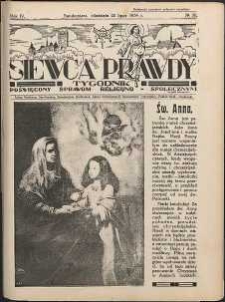 Siewca Prawdy, 1934, R.4, nr 30