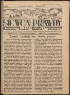 Siewca Prawdy, 1934, R. 4, nr 45