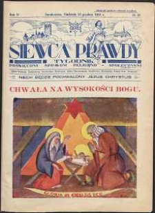 Siewca Prawdy, 1934, R.4, nr 52