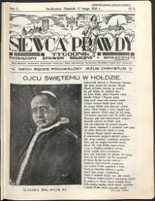 Siewca Prawdy, 1935, R.5, nr 8