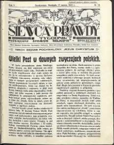 Siewca Prawdy, 1935, R.5, nr 12