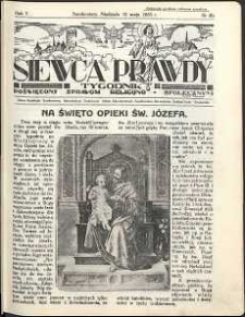 Siewca Prawdy, 1935, R.5, nr 20