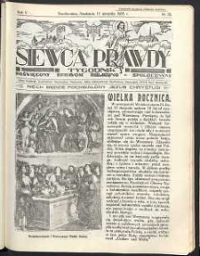 Siewca Prawdy, 1935, R.5, nr 33