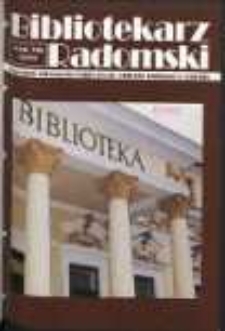 Bibliotekarz Radomski, 1999, R. 7, nr 2