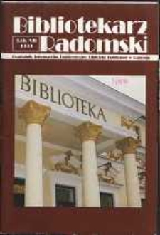 Bibliotekarz Radomski, 1999, R. 7, nr 3