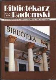 Bibliotekarz Radomski, 2002, R. 10, nr 3
