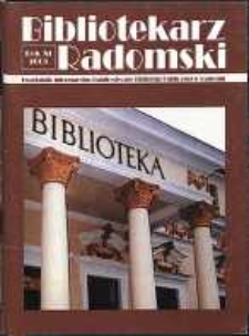 Bibliotekarz Radomski, 2003, R. 11, nr 1