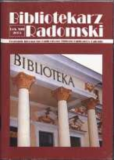 Bibliotekarz Radomski, 2005, R. 13, nr 3-4