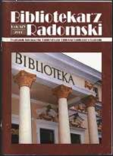 Bibliotekarz Radomski, 2006, R. 14, nr 1