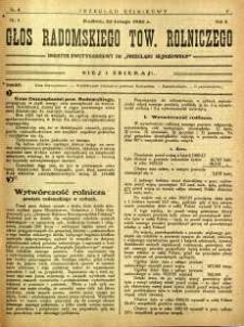 Przegląd Sejmikowy : Urzędowy Organ Sejmiku Radomskiego, 1926, R. 5, nr 8, dod.