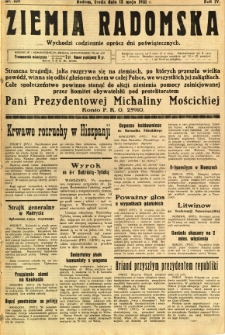 Ziemia Radomska, 1931, R. 4, nr 109