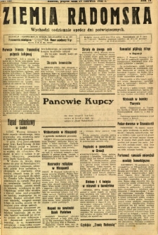 Ziemia Radomska, 1931, R. 4, nr 138