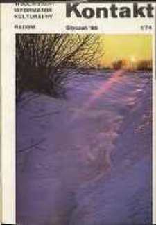 Kontakt : Wojewódzki Informator Kulturalny, 1985, nr 1