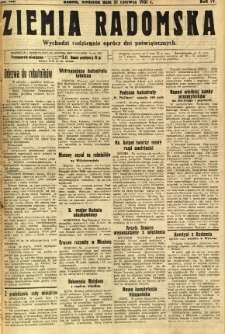 Ziemia Radomska, 1931, R. 4, nr 140