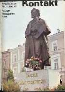 Kontakt : Wojewódzki Informator Kulturalny, 1985, nr 11