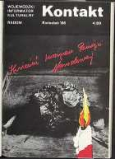 Kontakt : Wojewódzki Informator Kulturalny, 1986, nr 4