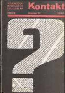 Kontakt : Wojewódzki Informator Kulturalny, 1990, nr 12