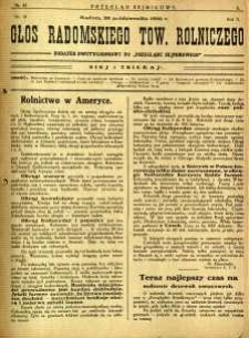 Przegląd Sejmikowy : Urzędowy Organ Sejmiku Radomskiego, 1926, R. 5, nr 42, dod.