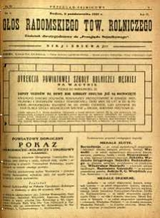 Przegląd Sejmikowy : Urzędowy Organ Sejmiku Radomskiego, 1927, R. 6, nr 39, dod.