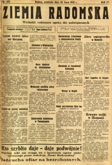 Ziemia Radomska, 1931, R. 4, nr 169