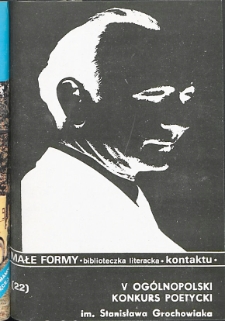 Kontakt : Wojewódzki Informator Kulturalny, 1990, nr 4, dod. Małe Formy nr 22