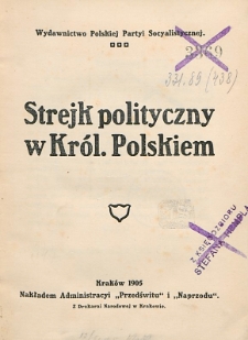 Strejk polityczny w Królestwie Polskim