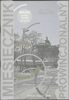 Miesięcznik Prowincjonalny, 1999, R. 2, nr 3