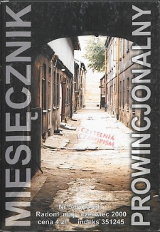 Miesięcznik Prowincjonalny, 2000, R. 3, nr 5/6