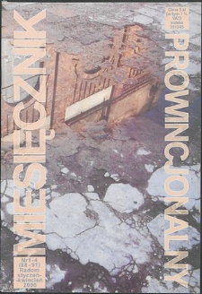 Miesięcznik Prowincjonalny, 2006, R. 8, nr 1/4