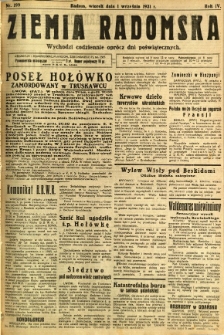Ziemia Radomska, 1931, R. 4, nr 199