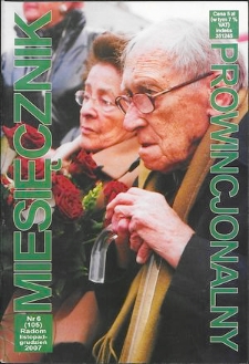 Miesięcznik Prowincjonalny, 2007, R. 9, nr 6
