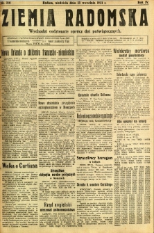 Ziemia Radomska, 1931, R. 4, nr 210