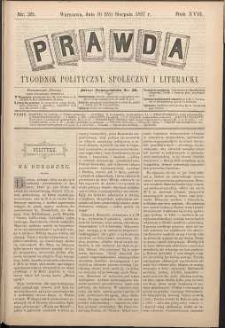 Prawda : tygodnik polityczny, społeczny i literacki, 1897, R. 17, nr 35