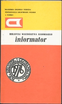 Biblioteki Województwa Radomskiego : Informator