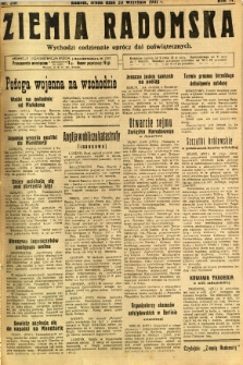 Ziemia Radomska, 1931, R. 4, nr 218