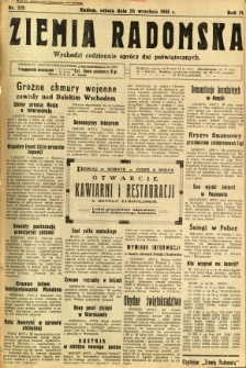 Ziemia Radomska, 1931, R. 4, nr 221