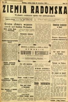 Ziemia Radomska, 1931, R. 4, nr 221