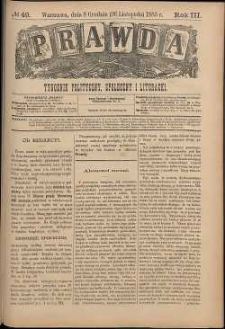 Prawda : tygodnik polityczny, społeczny i literacki, 1883, R. 3, nr 49