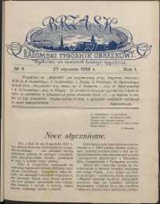 Brzask : Radomski Tygodnik Obrazkowy, 1916, R. 1, nr 4