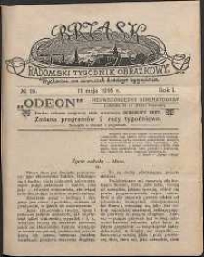 Brzask : Radomski Tygodnik Obrazkowy, 1916, R. 1, nr 19