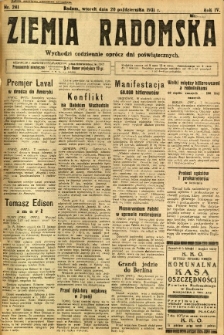 Ziemia Radomska, 1931, R. 4, nr 241