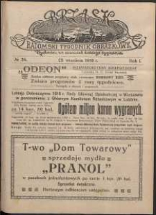 Brzask : Radomski Tygodnik Obrazkowy, 1916, R. 1, nr 39