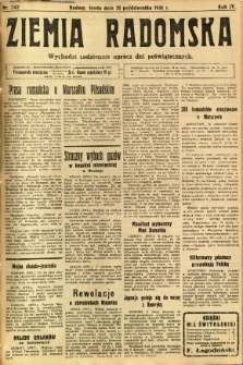 Ziemia Radomska, 1931, R. 4, nr 242