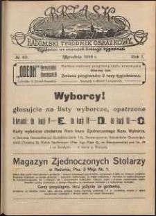 Brzask : Radomski Tygodnik Obrazkowy, 1916, R. 1, nr 49