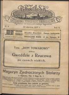 Brzask : Radomski Tygodnik Obrazkowy, 1917, R. 2, nr 4