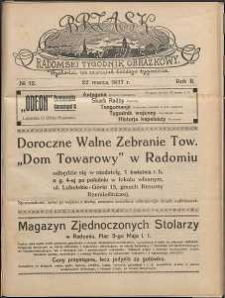 Brzask : Radomski Tygodnik Obrazkowy, 1917, R. 2, nr 12