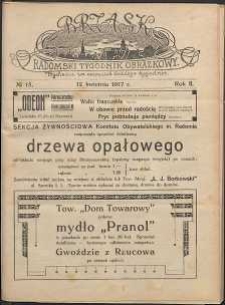 Brzask : Radomski Tygodnik Obrazkowy, 1917, R. 2, nr 15